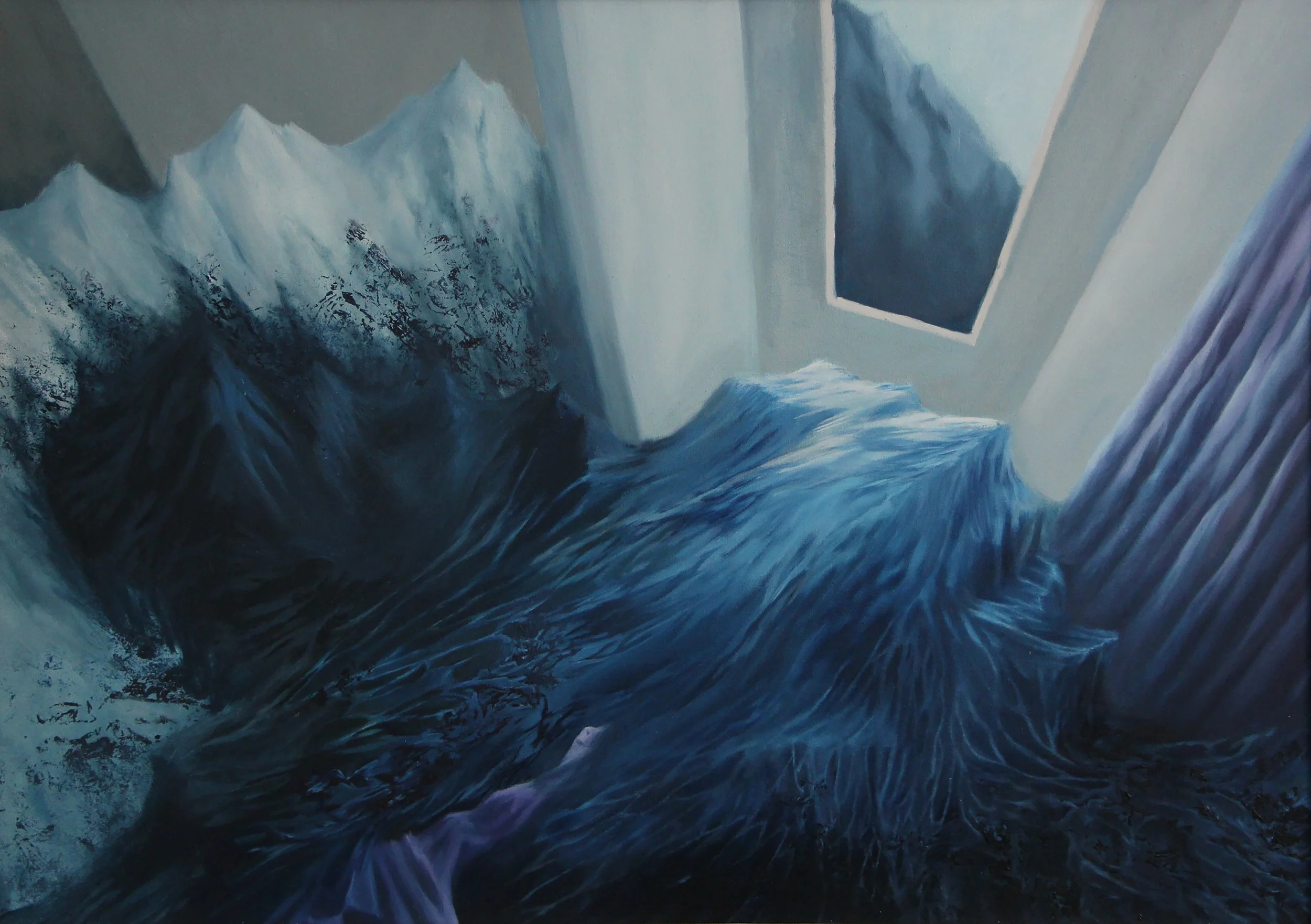 Untitled. Oil on canvas. 50 * 70 cm. 2017