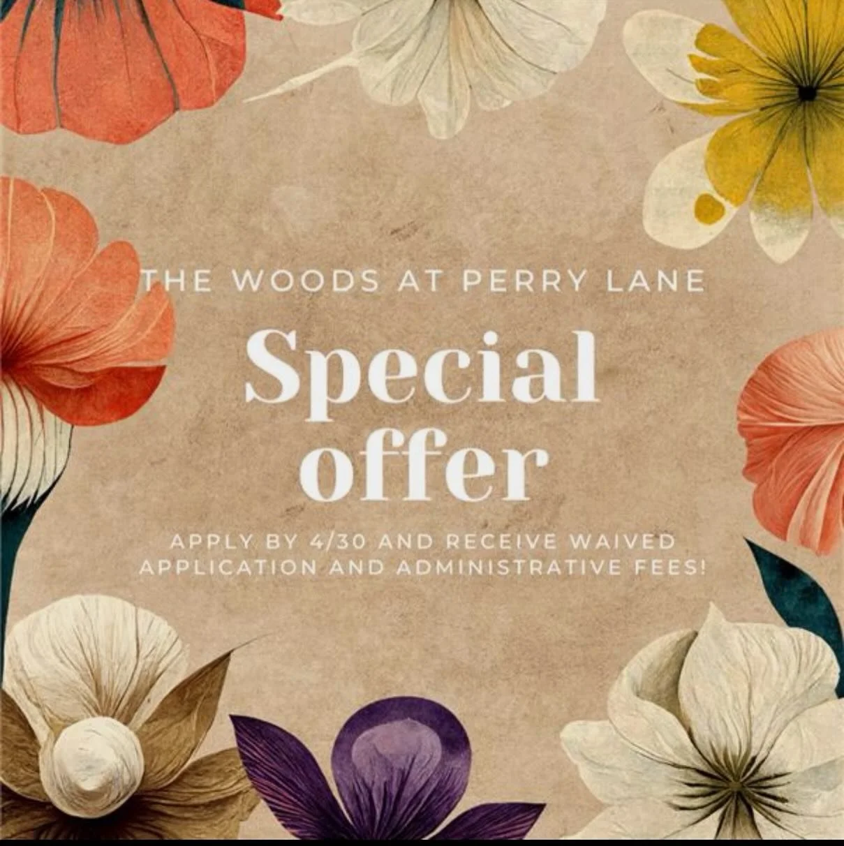 🚨 LIMITED TIME SPECIAL 🚨
Don&rsquo;t miss out on this deal! Apply by 4/30 and enjoy WAIVED application &amp; admin fees 🎉💸 That&rsquo;s more money in your pocket to make your new place feel like home!
Ready to get started? Let us know&mdash;we&rs