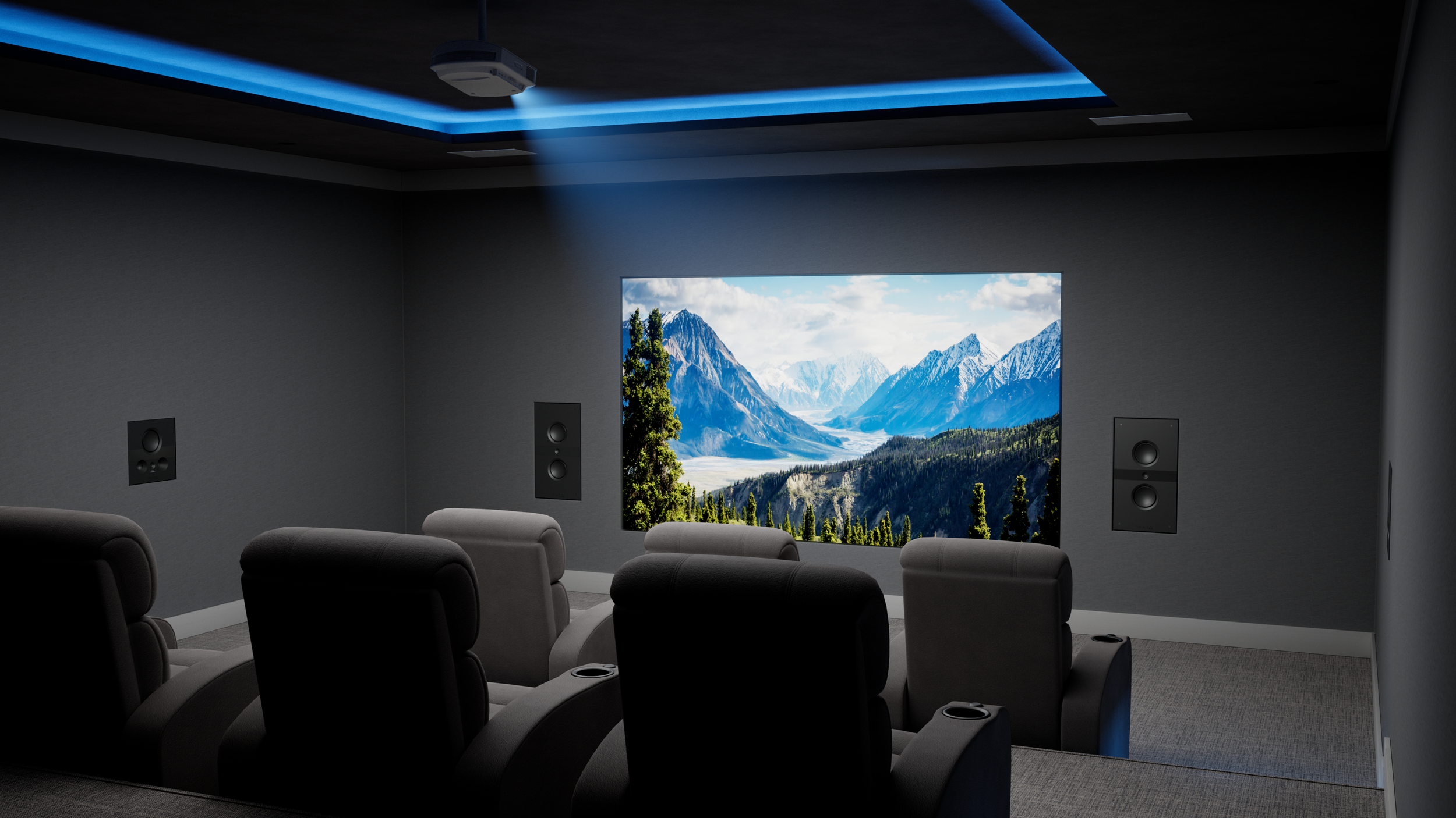 Smart Systems Gallery installs projector systems that bring the big-screen cinema experience home. Each setup is designed for sharp detail, rich color, and immersive viewing.