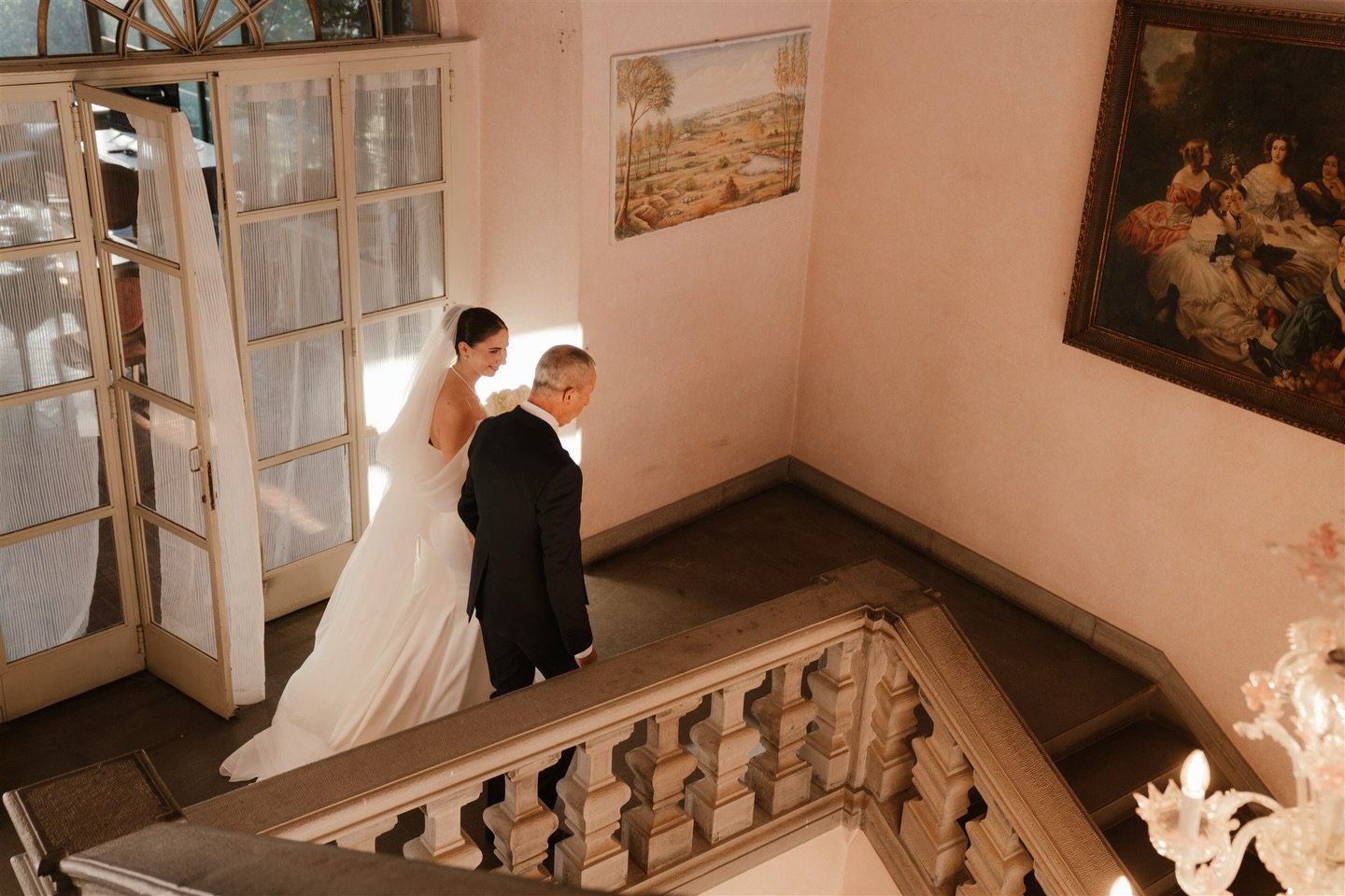 Before every &ldquo;I do&rdquo;, there&rsquo;s a quiet walk with dad. 

Venue, Catering &amp; Cake: @villa_malliana 
Photography &amp; Films: @weddinlove_ig 
Florals: @_redifiori_ 
Make up &amp; Hair: @amanda.tironi 
Bride&rsquo;s Dress: @ariel_spose