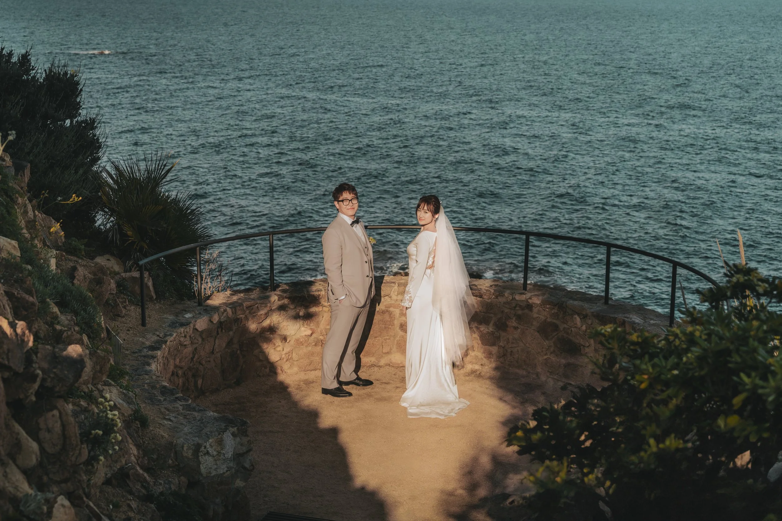 AN INTIMATE ELOPEMENT BETWEEN BLANES AND BARCELONA