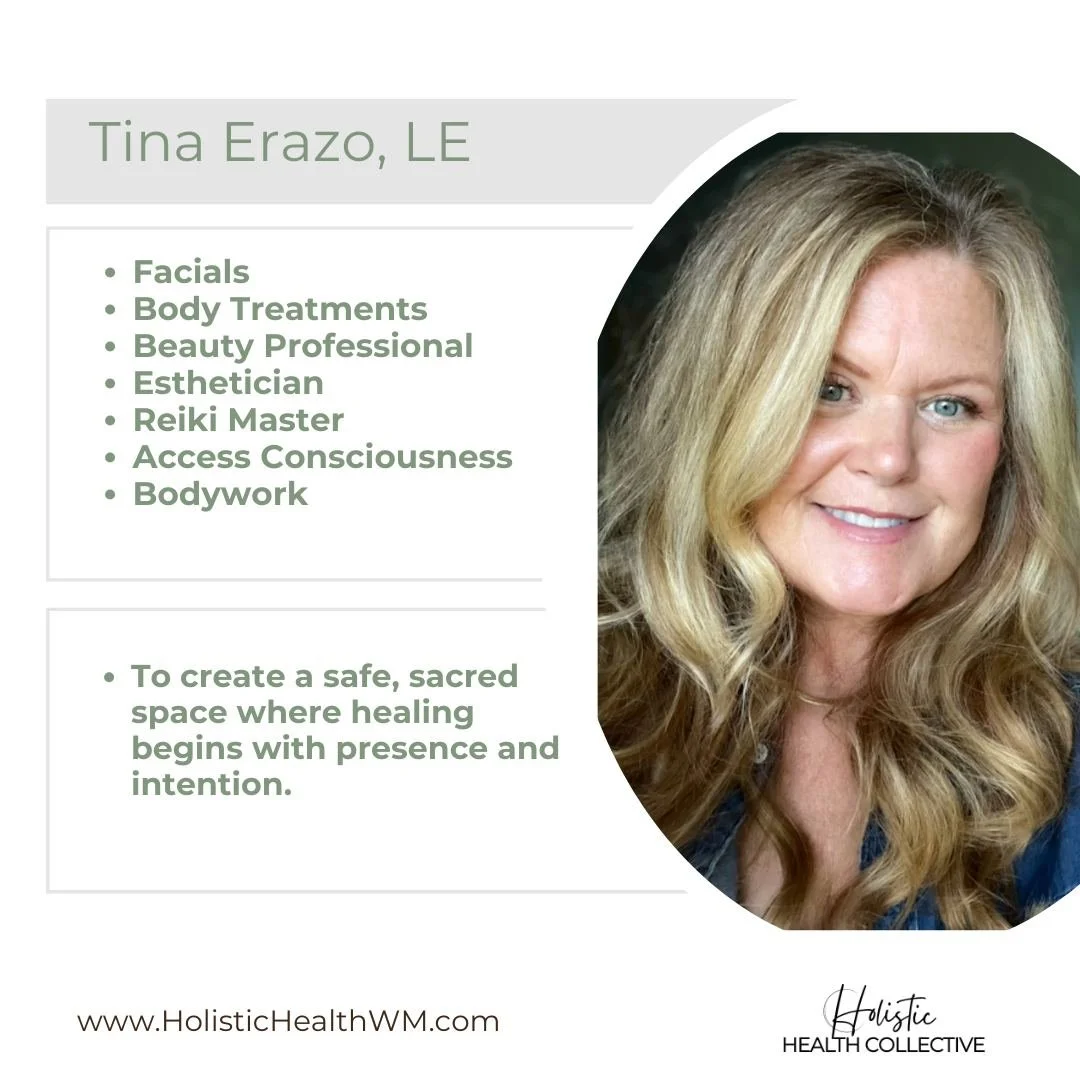 Meet Tina 🌿
Specializing in relaxation facials + lymphatic care, Tina nurtures skin and spirit through holistic treatments that heal, uplift, and rejuvenate.

🪷 Skincare that soothes the soul.

https://www.healingwithtina.net/

#RelaxationFacial #L