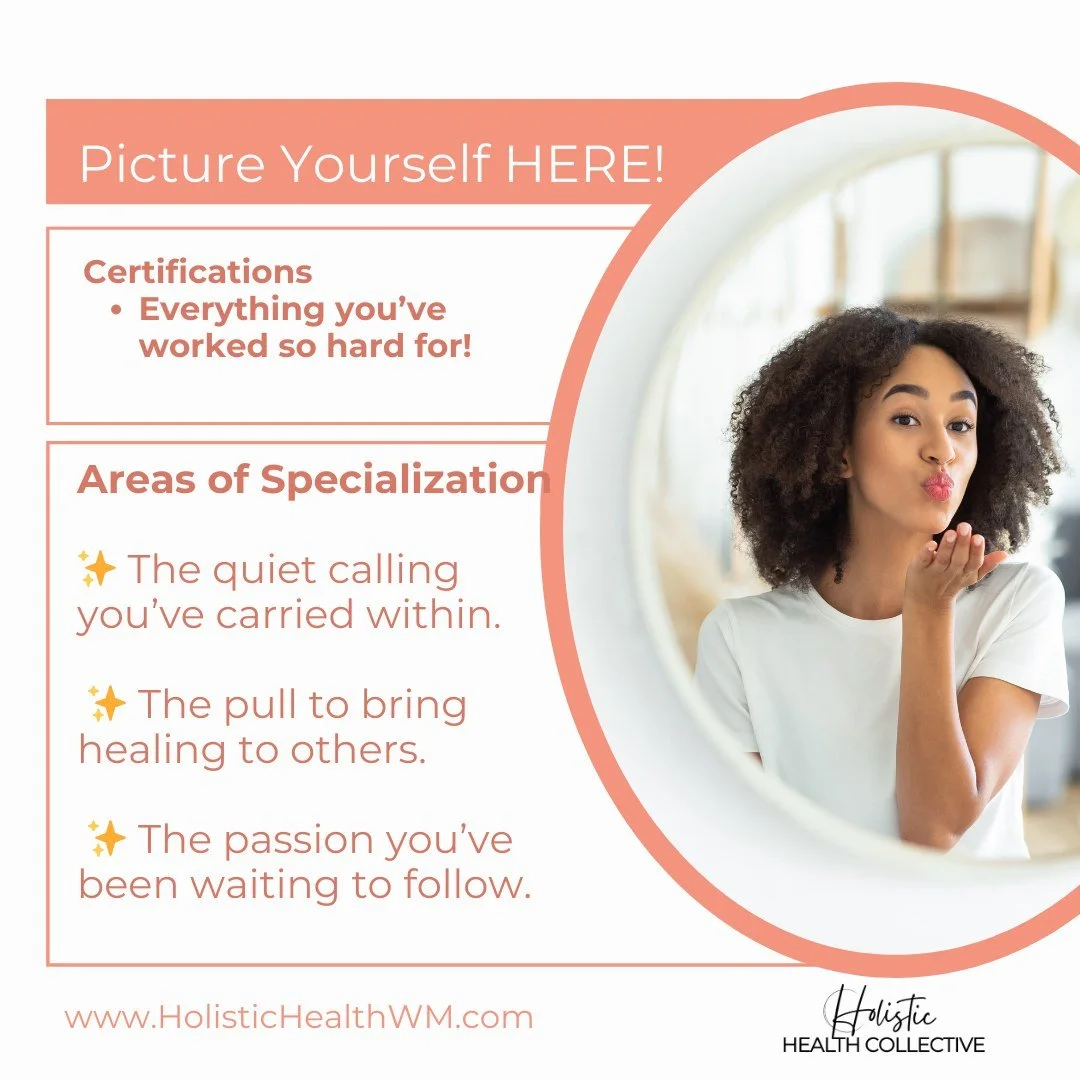 🌿 Imagine THIS: you, sharing your gifts + answering the call to heal, nurture + guide others. 🌸

✨ Always wanted to start your own wellness biz?
✨ Craving a community of like-minded healers?
✨ Still feeling the pull you haven&rsquo;t answered yet?
