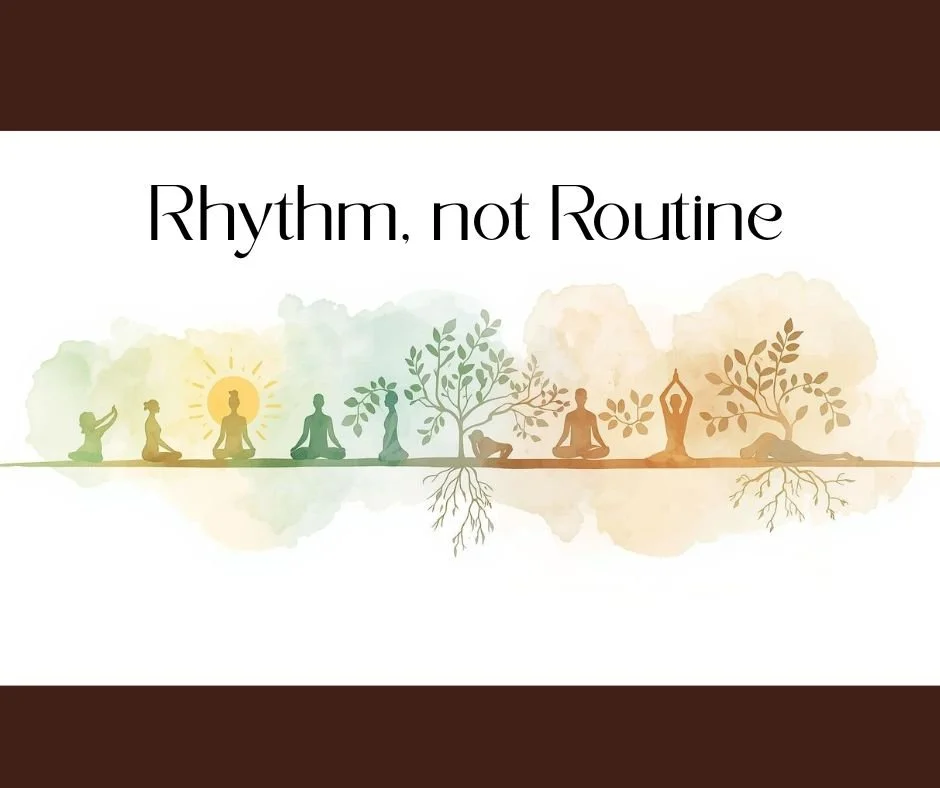 Our Schedule Tells a Story

Our weekly schedule is intentionally designed to move like a journey.

We begin the week by arriving gently &mdash; easing into movement, alignment, and breath.
Midweek offers balance and choice: steady structure alongside