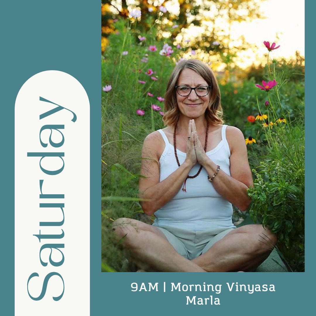 Saturday &ndash; Morning Vinyasa

Start your Saturday with breath and movement.

9AM Morning Vinyasa with Marla&mdash;flow, energy, and a reset for your whole system.

Then carry that feeling with you into the rest of your day.

SoHumYoga
#GrandRapid