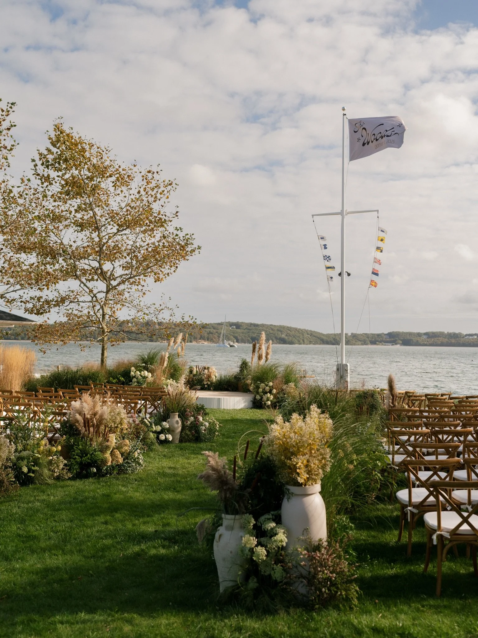 We built D + M&rsquo;s ceremony into the landscape so it felt like it had always been there, just for them. Organic textures, soft movement, and a setting that felt true to their vision.

Planning: @rachelbeharevents
Florals / Drapery:@iviejoyflorala