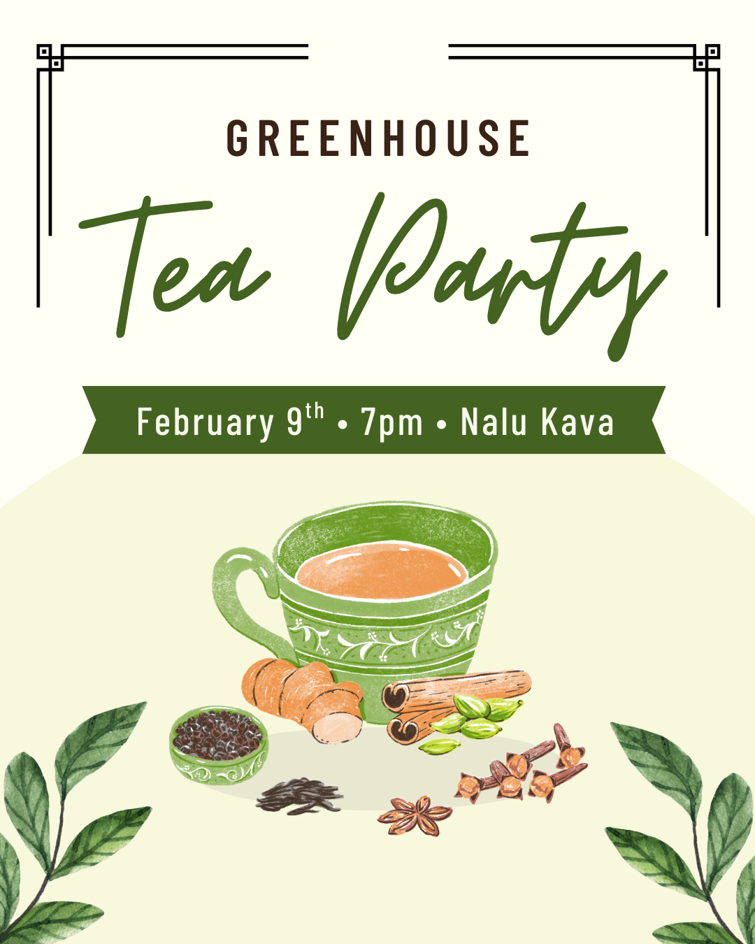 Greenhouse Tea Party