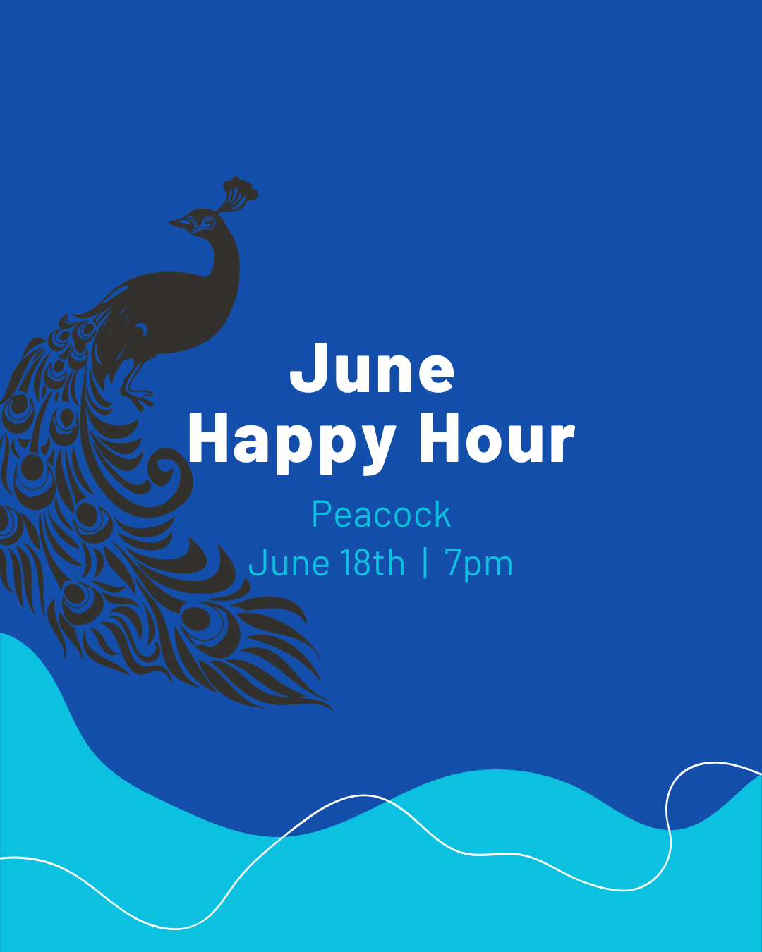 Peacock Pride Happy Hour