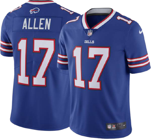 Buffalo Bills #17 Josh Allen Elite Jersey Blue