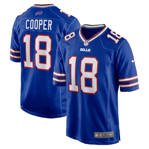BUFFALO BILLS #18 AMARI COOPER LIMITED JERSEY BLUE