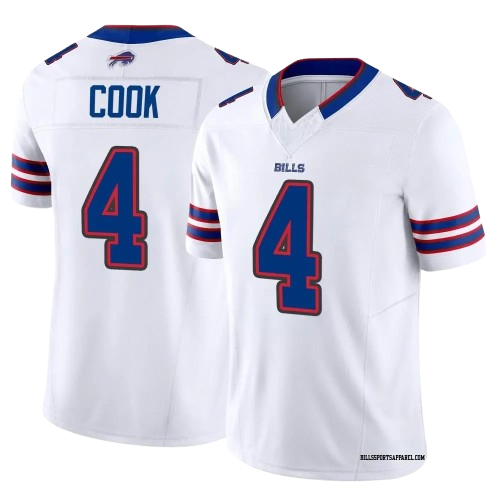 Buffalo Bills #4 James Cook Limited Jersey White
