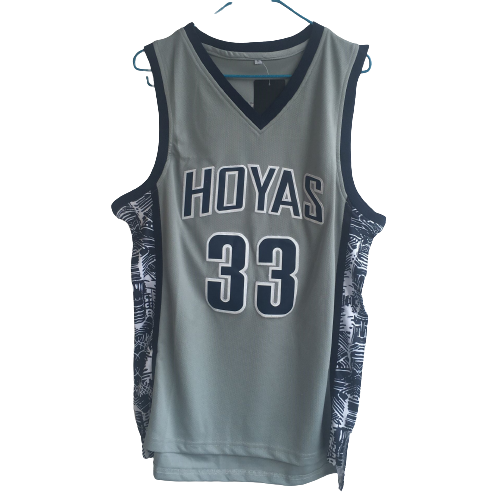 NCAA+Ewing+Georgetown+University+No.+33+Grey+Embroidered+Jersey.png