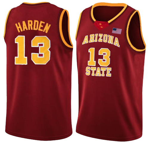 NCAA+Harden+No.+13+College+Maroon+New+Fabric+Jersey.png