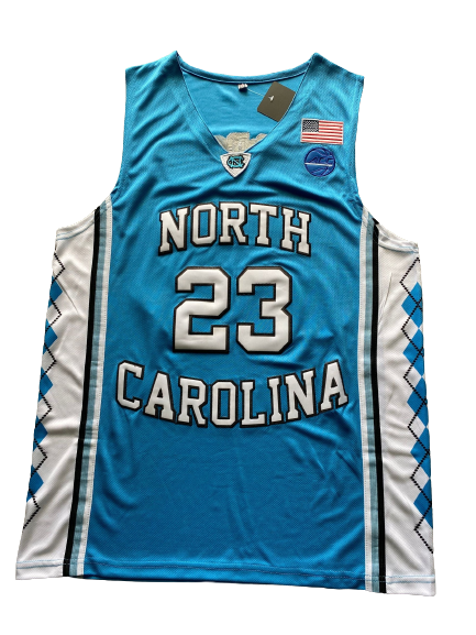 NCAA+University+of+North+Carolina+JORDAN+No.+23+light+blue+college+jersey.png