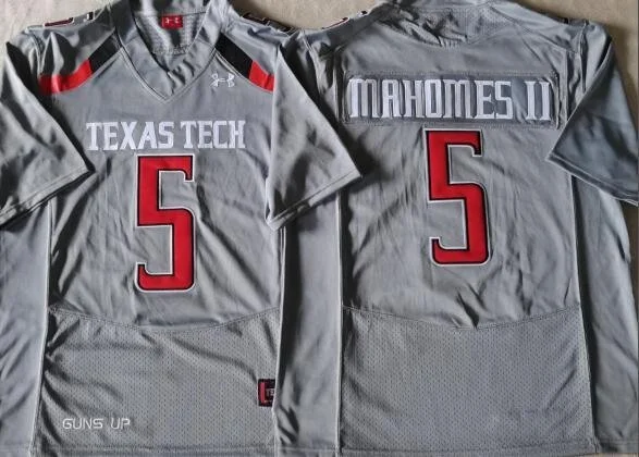 Texas+Tech+%235+Patrick+Mahomes+II+College+Football+Jersey+Grey.jpg