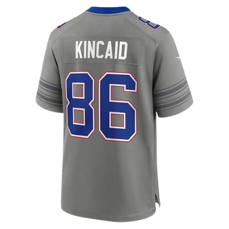 Buffalo Bills #86 Dalton Kincaid Nickel City Vapor Limited Jersey Gray