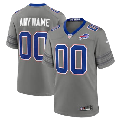 Buffalo Bills CUSTOM Nickel City Vapor Limited Jersey Gray