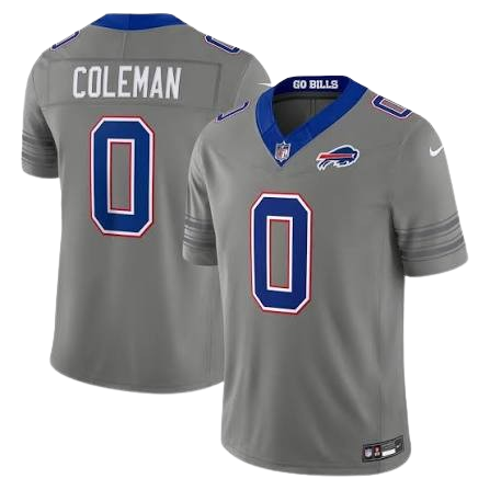Buffalo Bills #0 Keon Coleman Nickel City Vapor Limited Jersey Gray