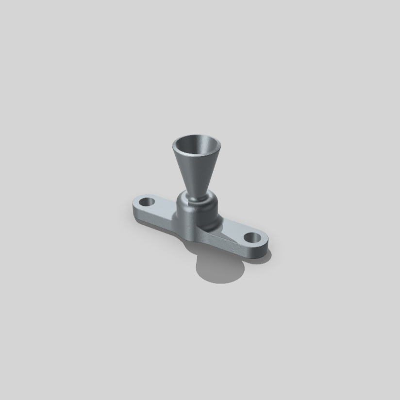 3D-render of the Zephyrus N1 Test Nozzle; Helium variant.