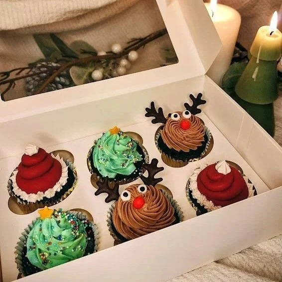 Christmas Character Cupcakes