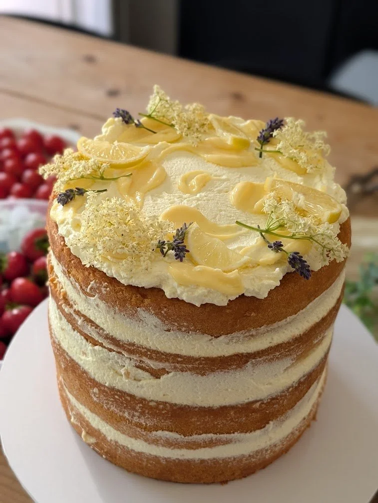 SUMMER: LEMON & ELDERFLOWER MIDSUMMER CAKE
