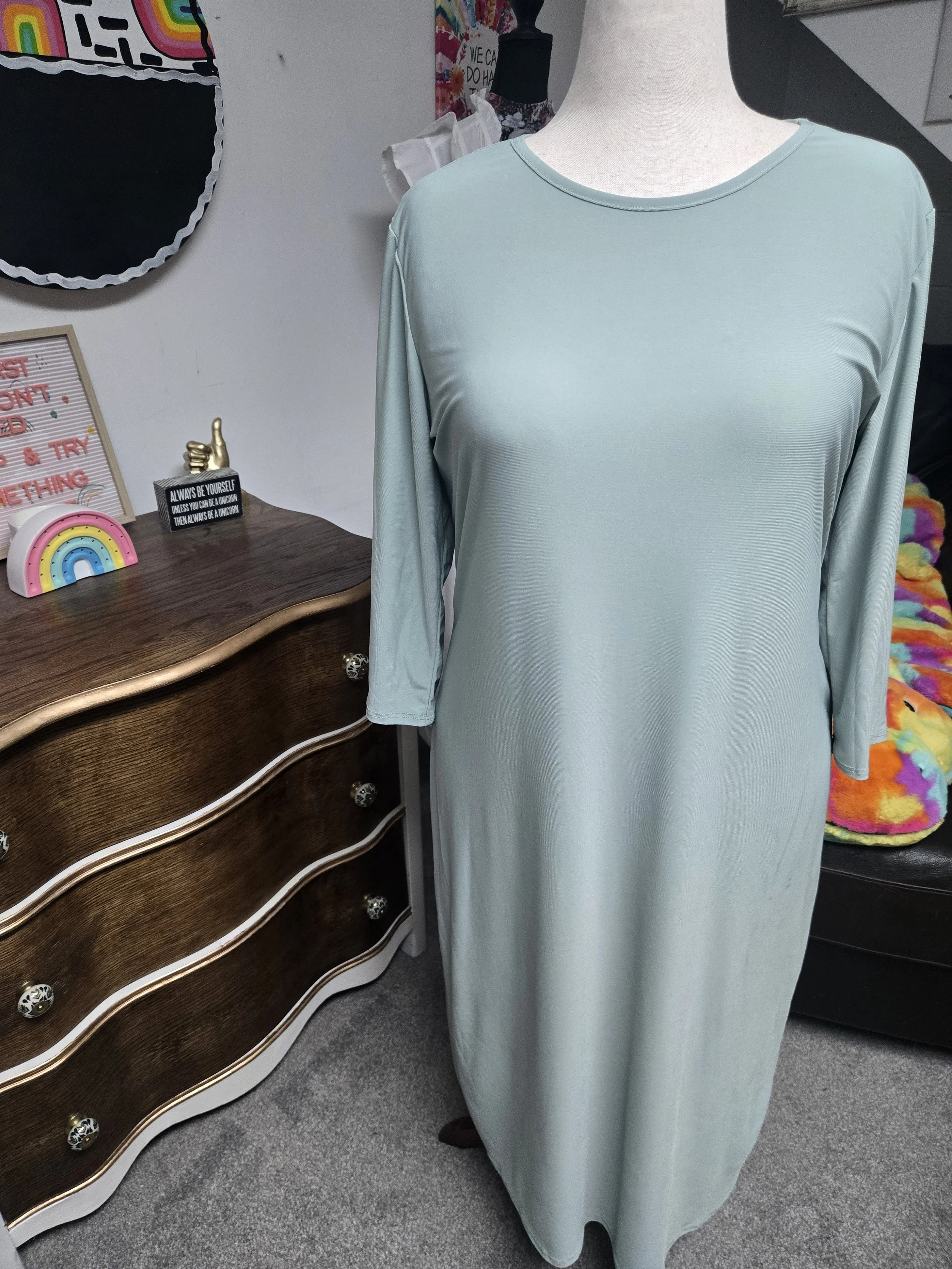 Sage Layering Dress