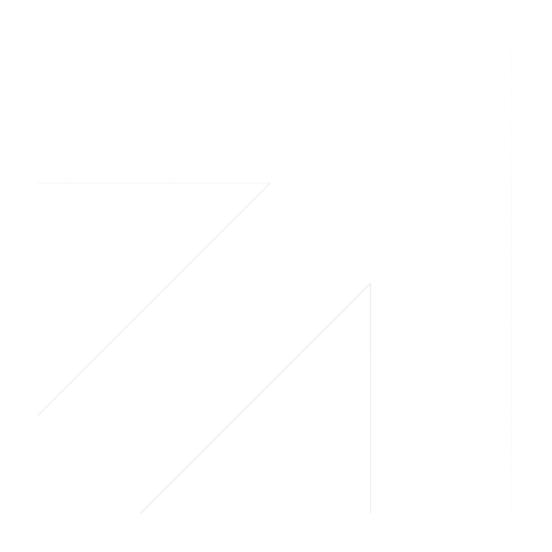 A black background with a white geometric design resembling a stylized arrow or Z shape.
