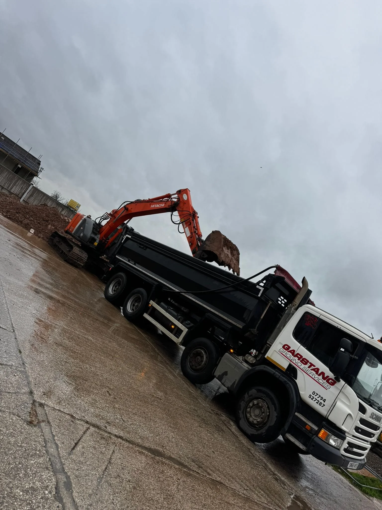 grab hire and waste removal for landscapers garstang and lancashire