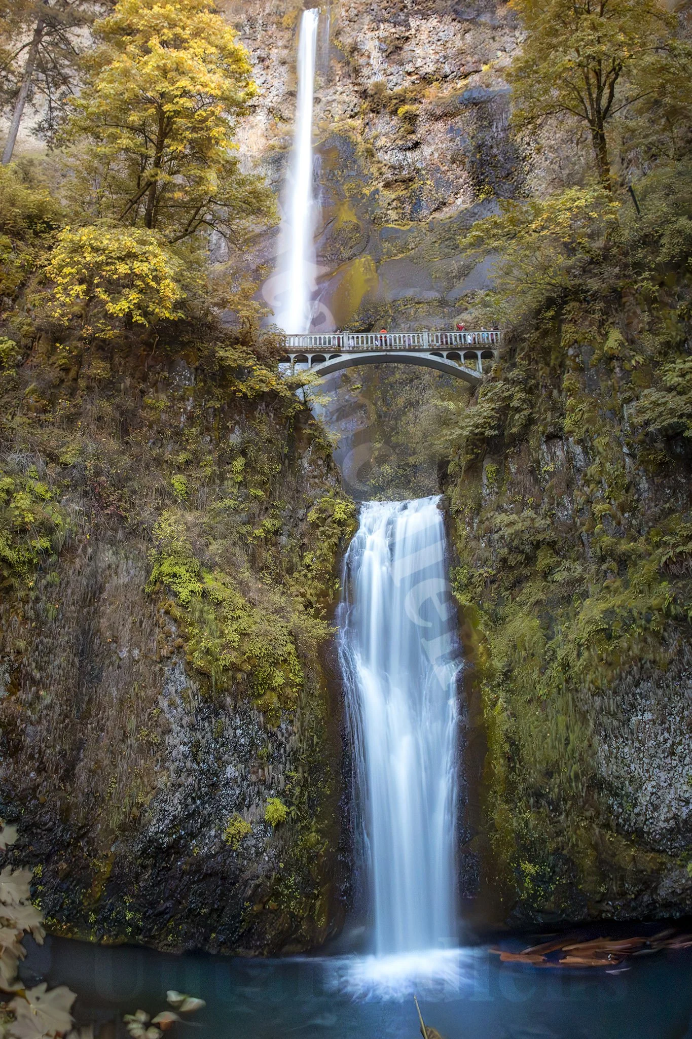 Between Two Falls
Multnomah Falls