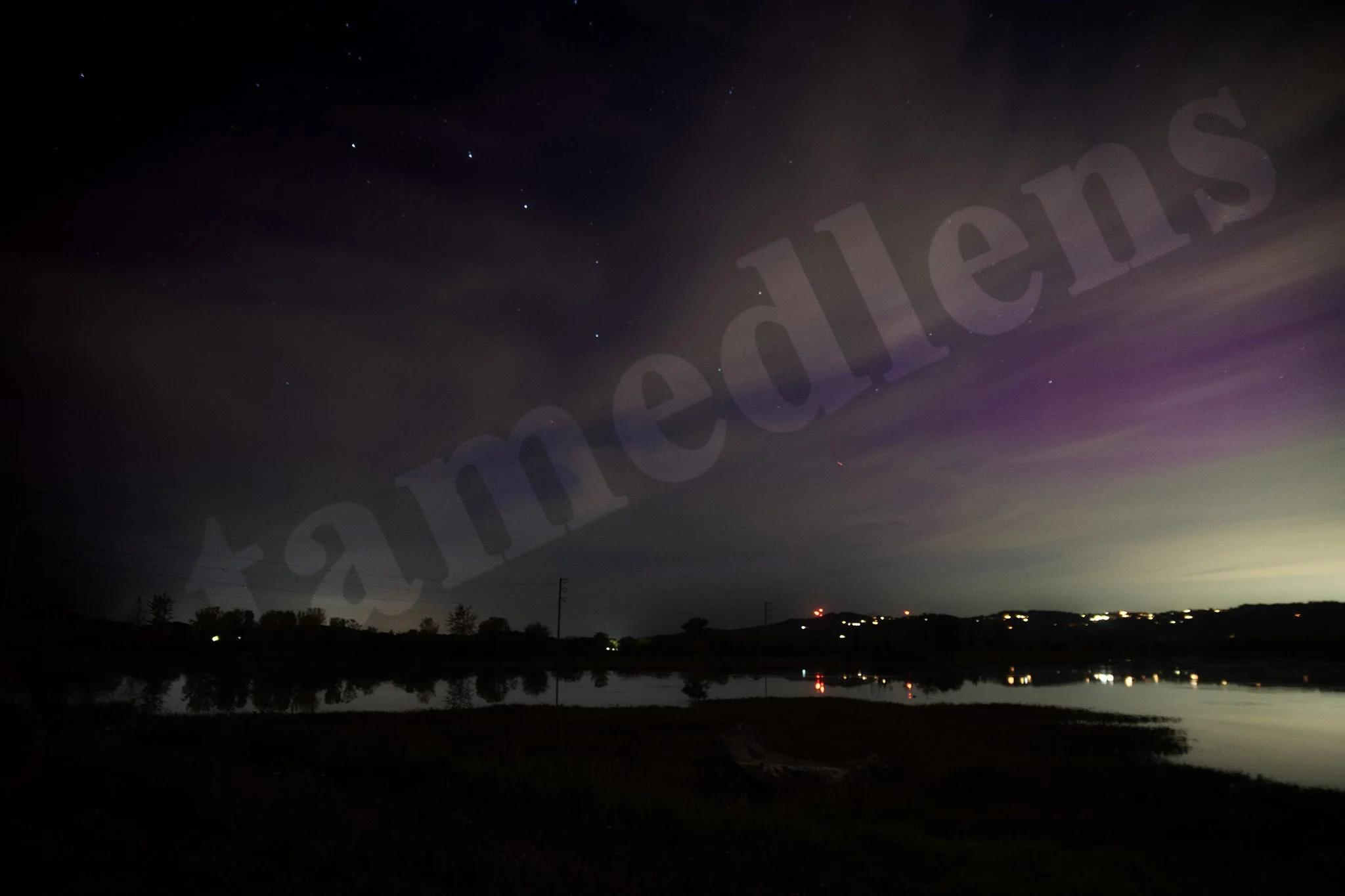 Edge of Night
Aurora Borealis, with Big Dipper, 