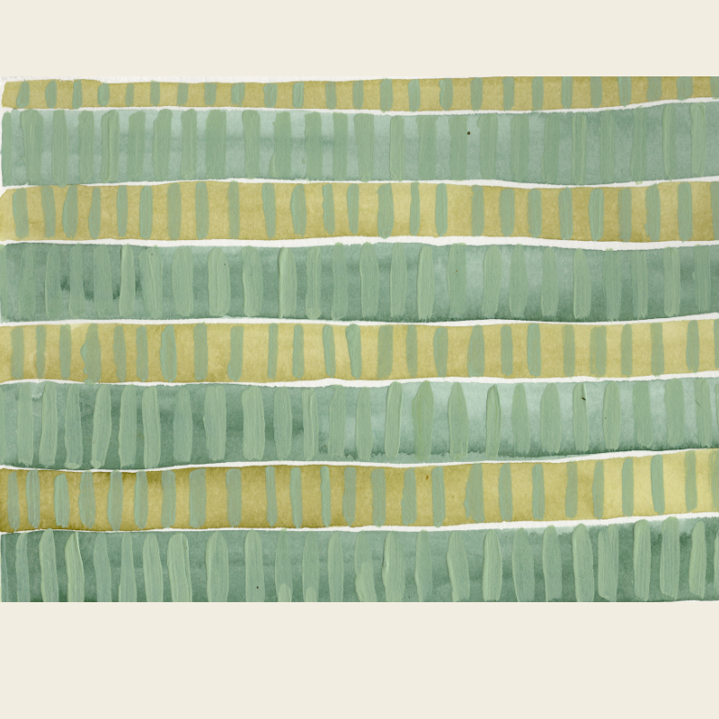 Olive & Blue Spruce Stripe Pattern