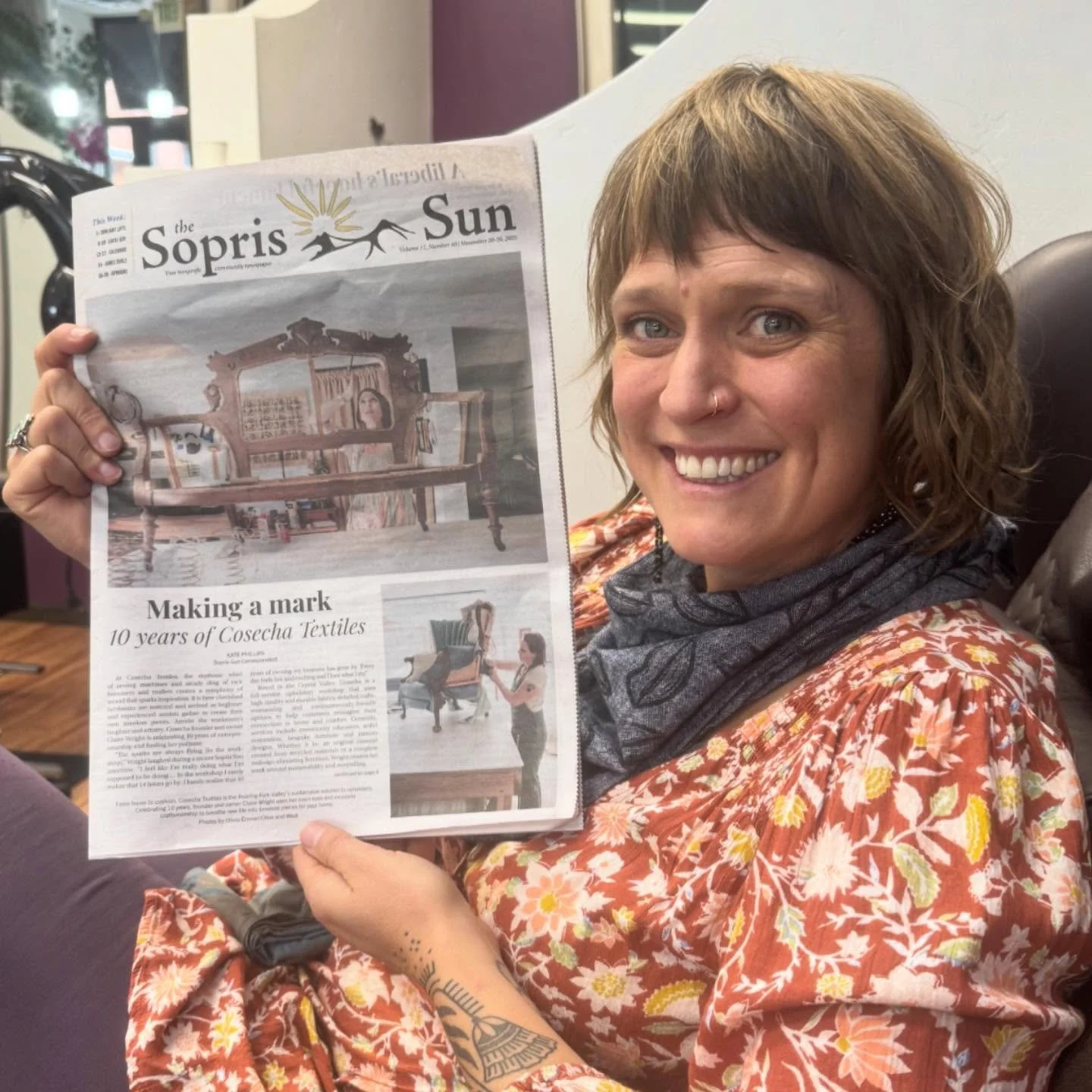 I am feeling the love, ya&rsquo;ll.

Thank you to Kate Phillips and the @soprissun for the enlightening and fun interview. Sheesh, the front cover?! I am HONORED. 

My inbox and telephone have been off the hook! 

We are now booking into September 20
