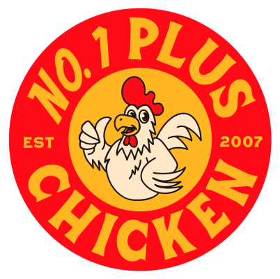 Number one plus chicken logo