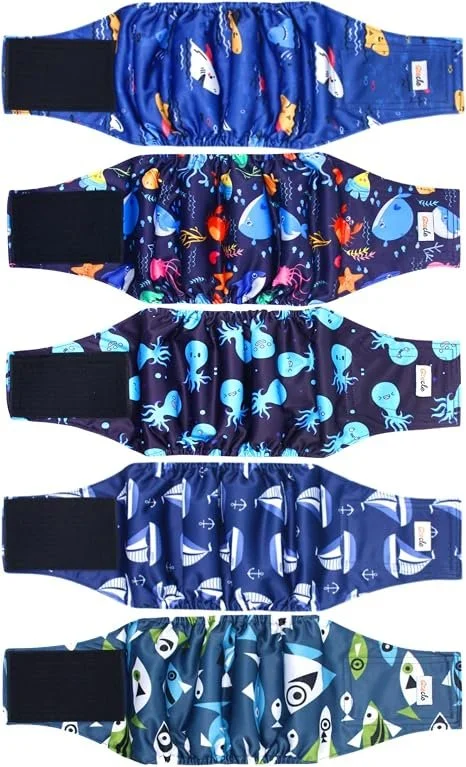 Boy-dog belly wraps