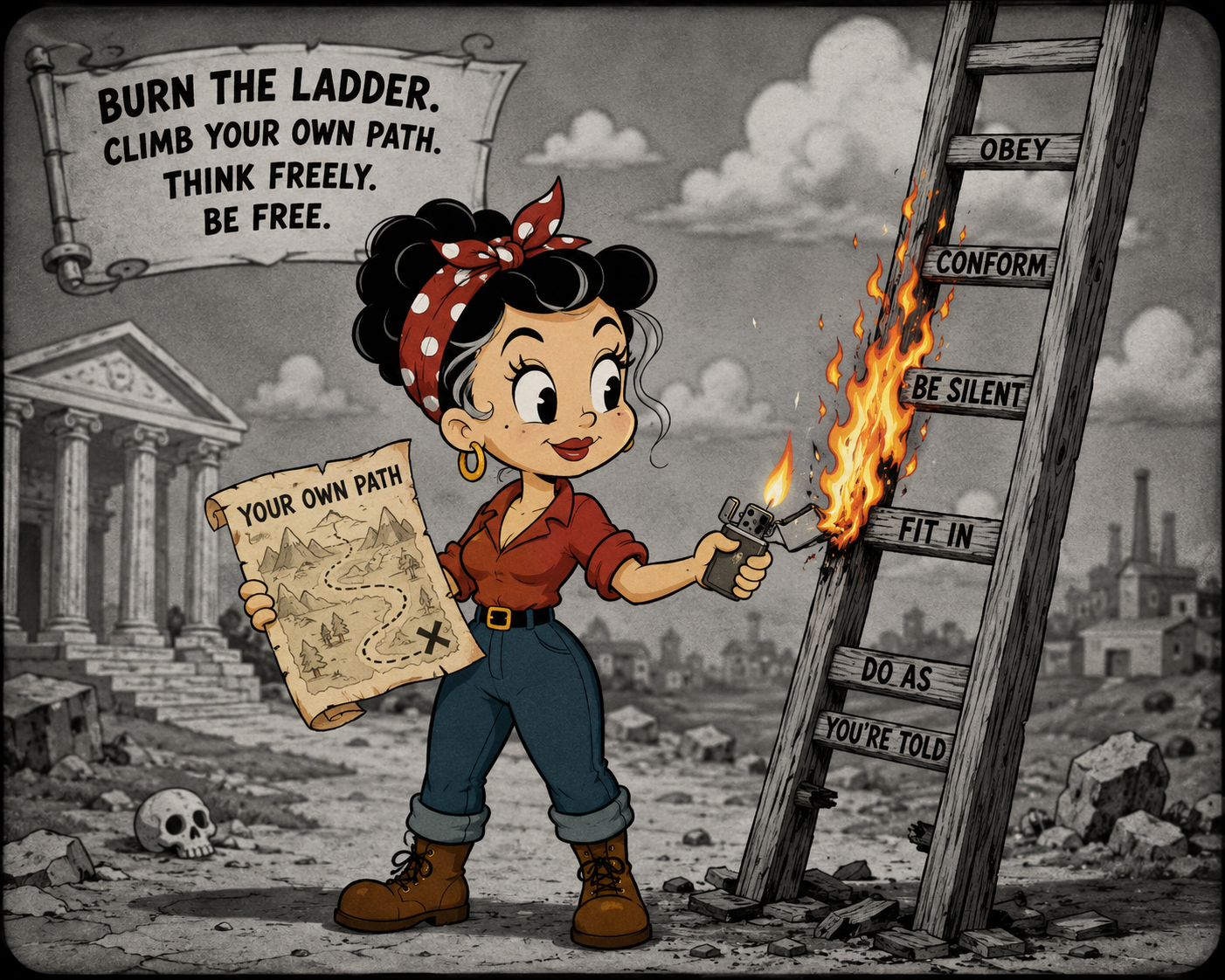 The Ladder Is Imaginary (And You Can Get Off It)