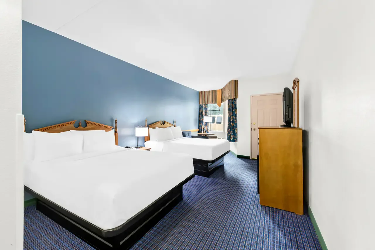 Spacious room with two Queen Beds and a Private Balcony