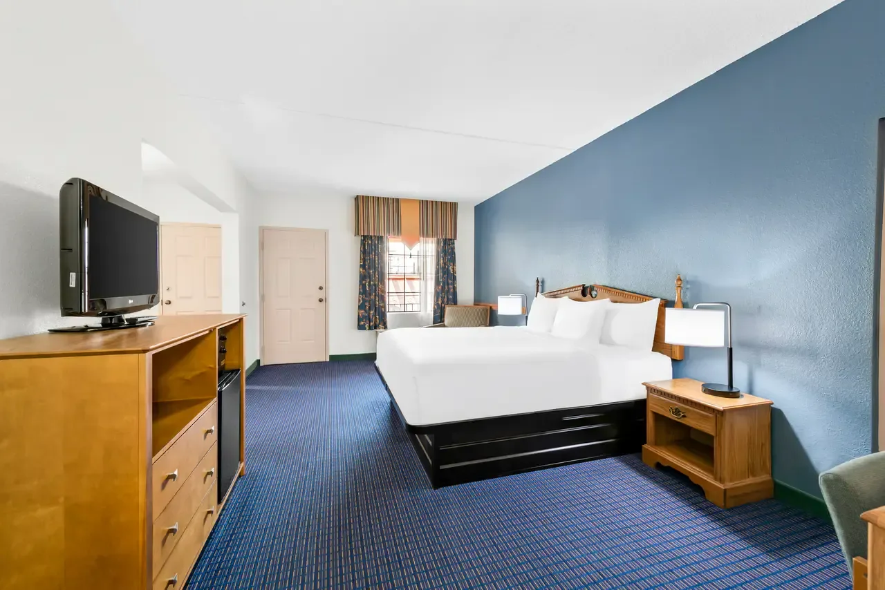 Spacious King Rooms with separate seating area and private Balcony