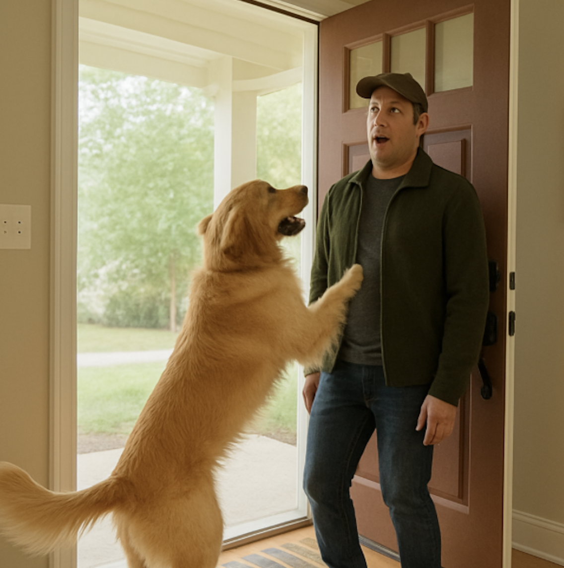 Stop your dog from jumping up