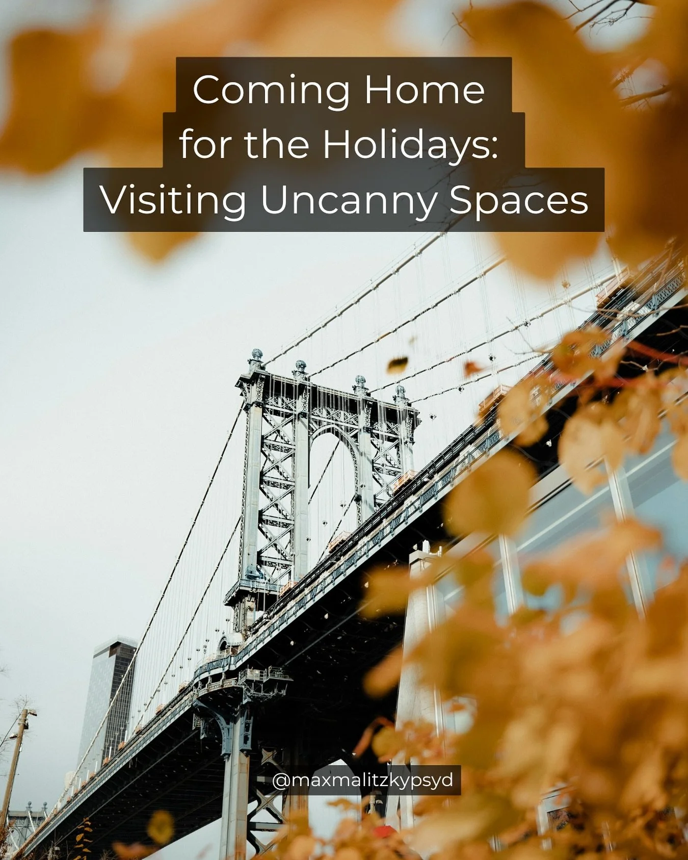 New on the blog -Coming Home for the Holidays: Visiting Uncanny Spaces

Returning home for the holidays can feel comforting &mdash; and strangely disorienting. Familiar rooms, familiar rituals&hellip; yet something inside feels slightly out of place.