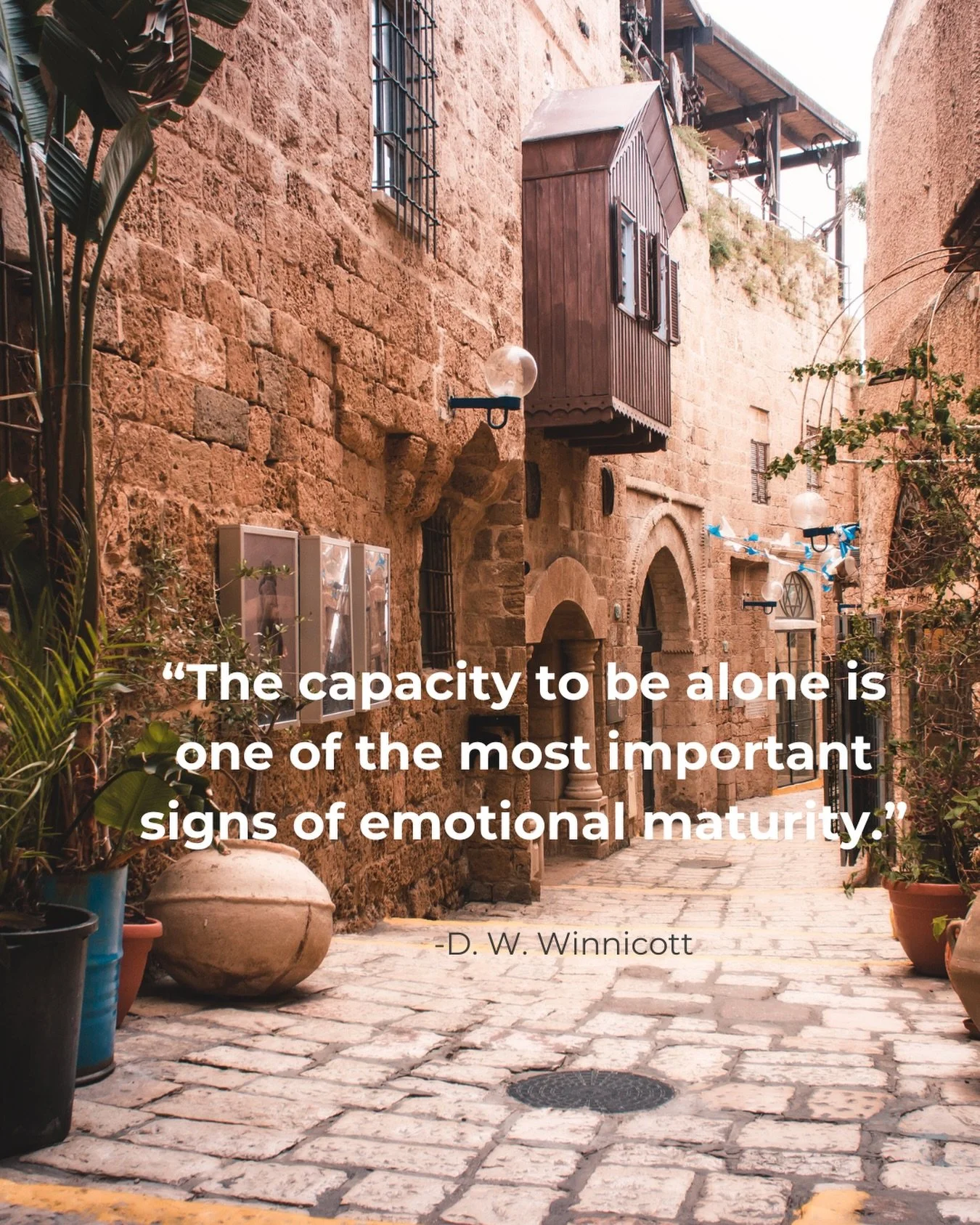 After periods of closeness, many people experience a natural pull toward quiet.

Winnicott&rsquo;s reminder speaks to this rhythm&mdash;connection followed by solitude, engagement followed by integration.

Needing time alone after togetherness isn&rs