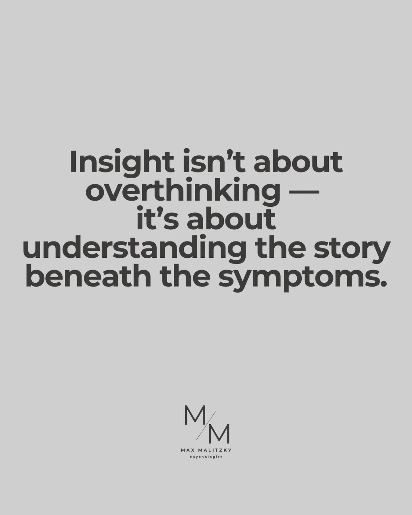 People often come to therapy hoping for a quick strategy to &ldquo;fix&rdquo; how they feel. But lasting change usually comes from something deeper: understanding the unconscious patterns that shape our choices, relationships, and self-perception.

P