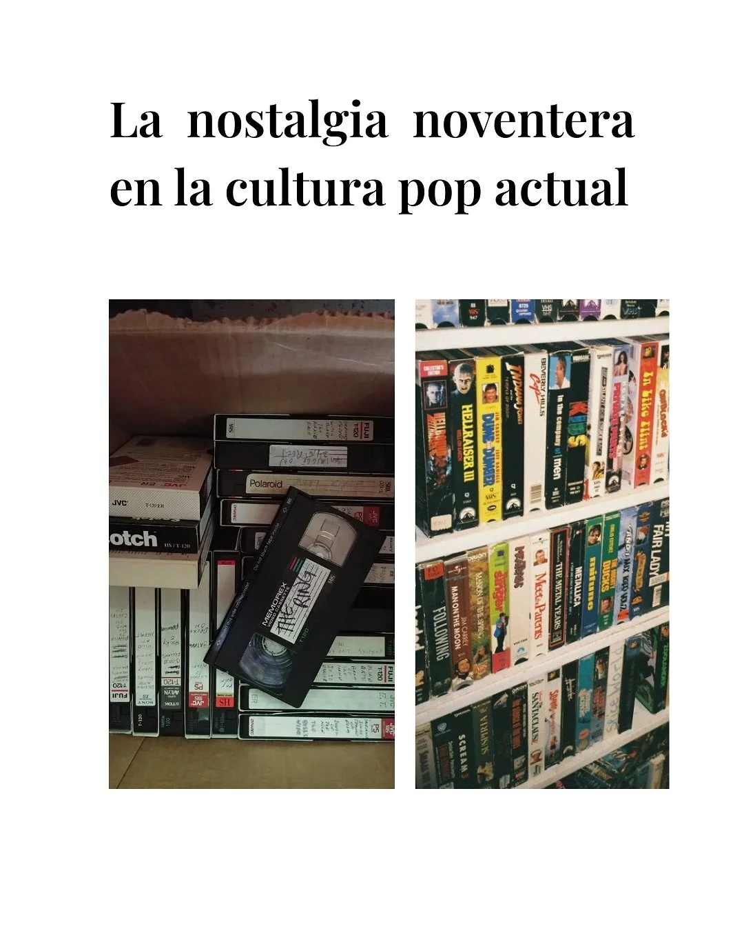 La nostalgia noventera en la cultura pop actual
Por Yazid Sosa
Un adelanto de lo que encontrar&aacute;s en nuestra web. Lee el art&iacute;culo completo en osakamx.online