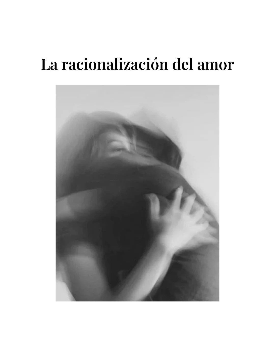 La racionalizaci&oacute;n del amor
Por Yazid Sosa
Un adelanto de lo que encontrar&aacute;s en nuestra web. Lee el art&iacute;culo completo en osakamx.online

#escritos #love #psicologia #amor