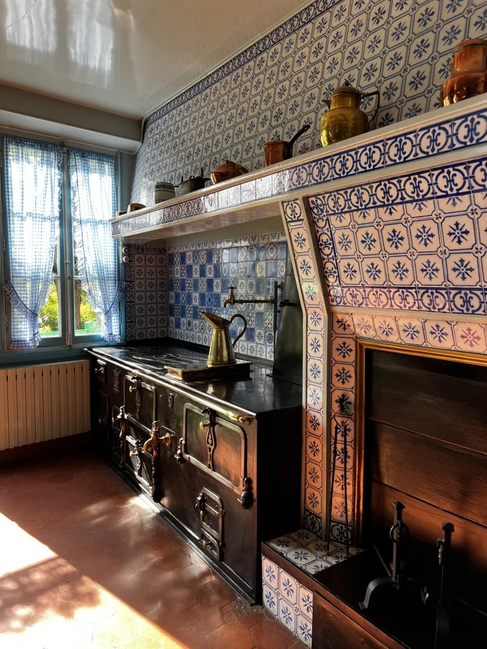 We’ve Started the Monet Tile Install! | Monet’s Kitchen Tile