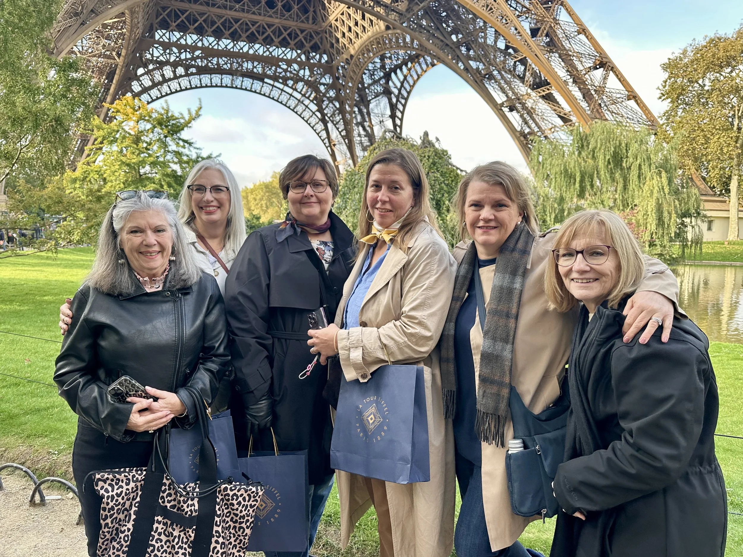 Small group women enjoying a curated women’s trip to Paris