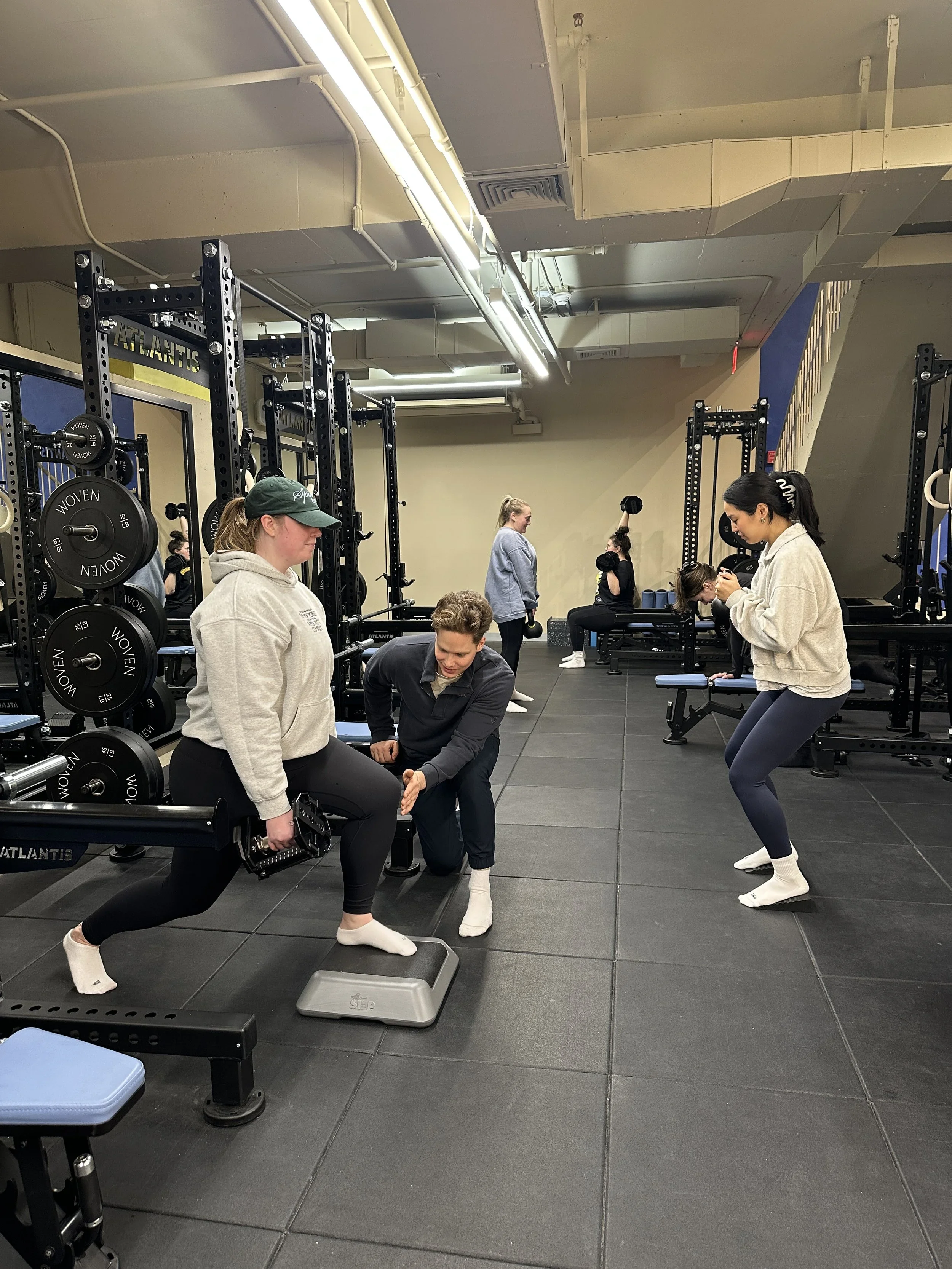 Noah training a semi-private group session