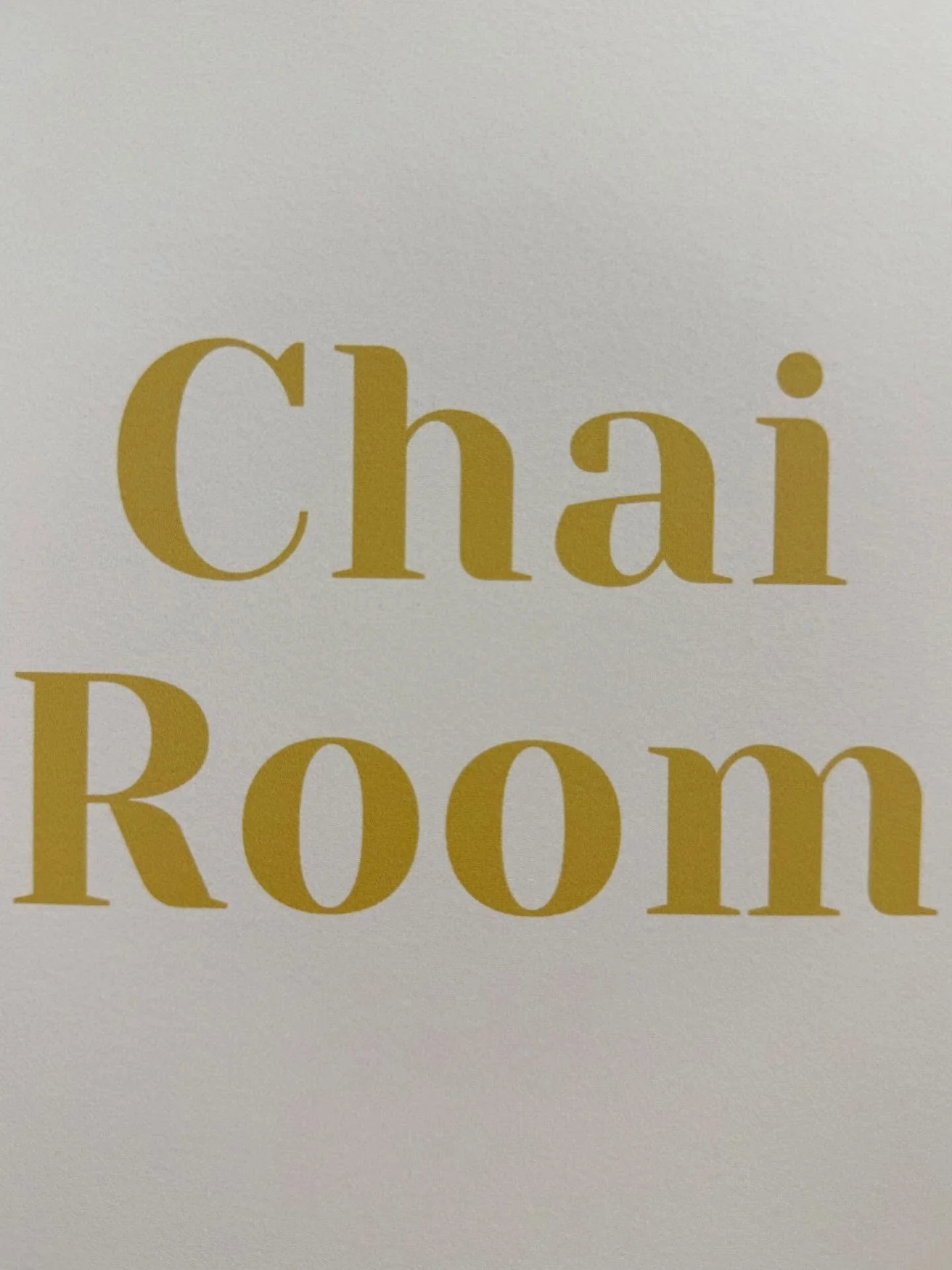 Some Golden Goodness in the Chai room today 🤩 ( PS no clinicians were forced into the making of this post 😜😜)