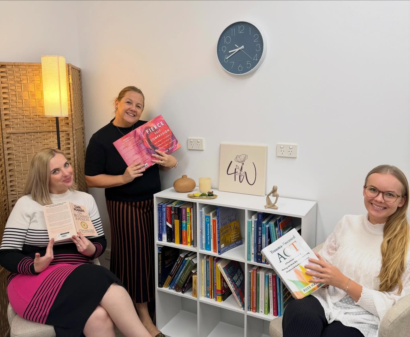 Just a simple new bookcase can make a Psychs day 😂 loving our new addition in our staff &lsquo;Blue Tea Room&rsquo; ❤️
