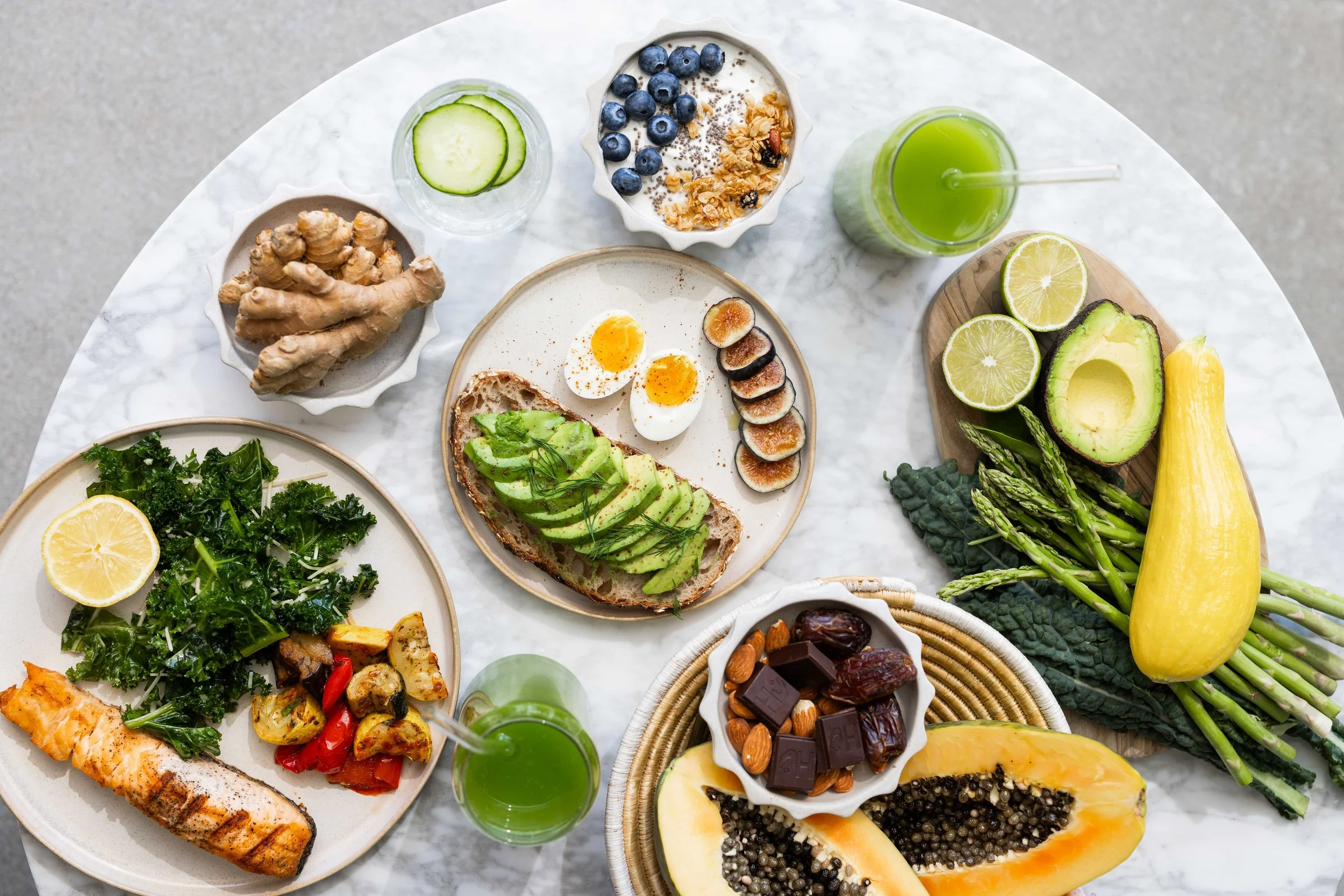 nutrient rich food for healthy nutrition with macro balance