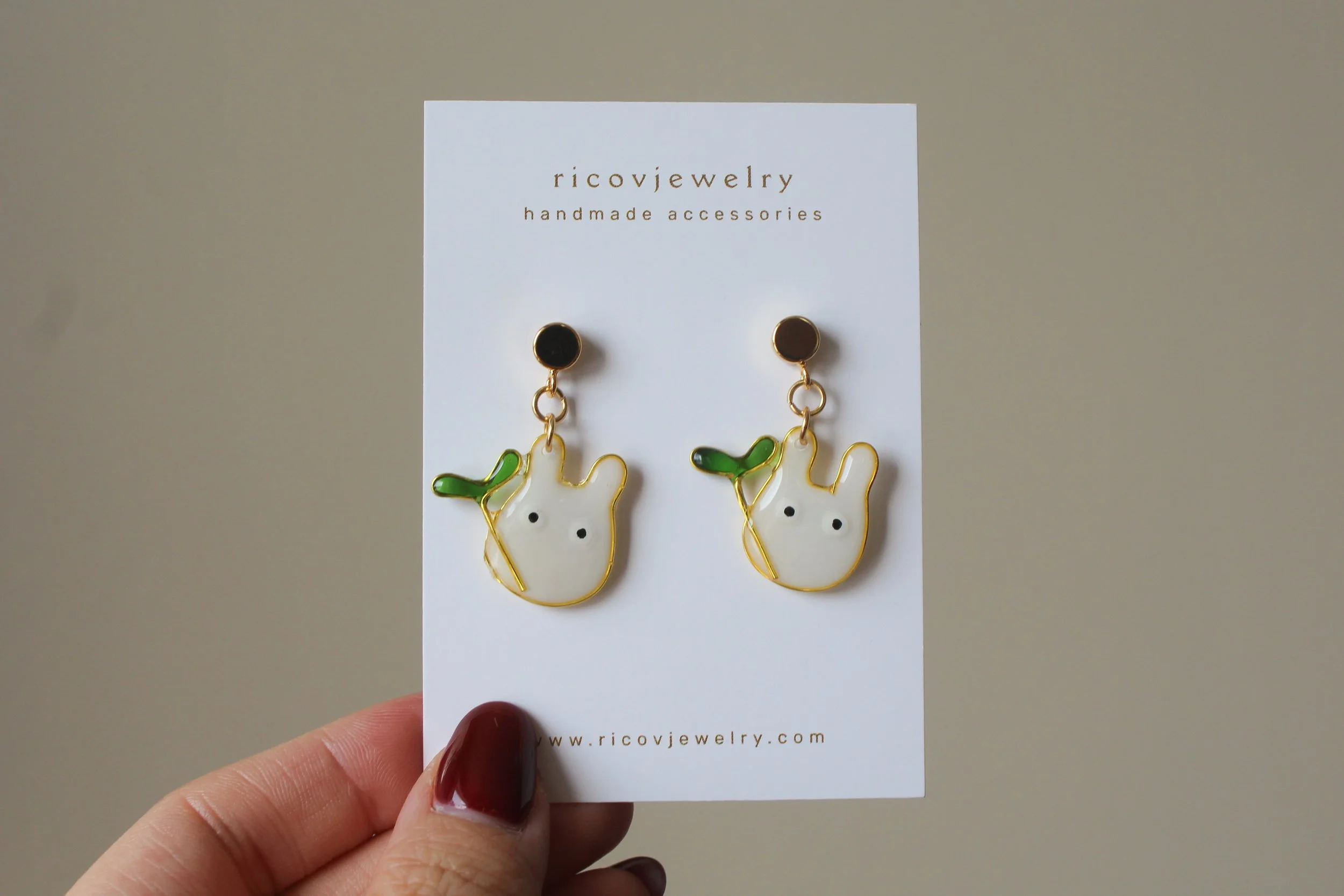 Chibi Totoro Earrings